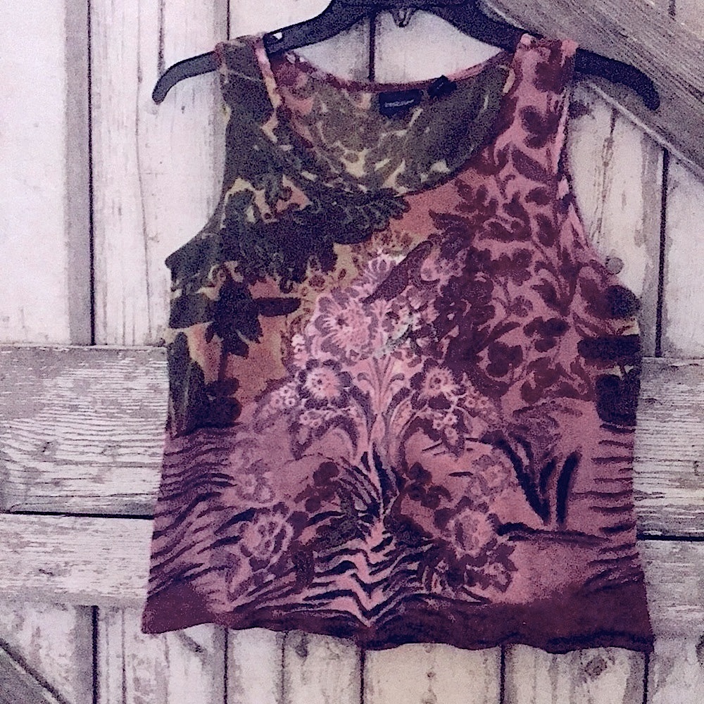 Floral tank top